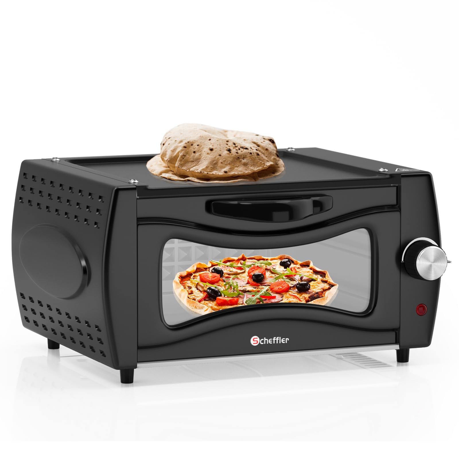 Scheffler Mini Tandoor Ofen Oven Pizza Chapati Roti Lahmacun Manakish Naan Brot, PO1201