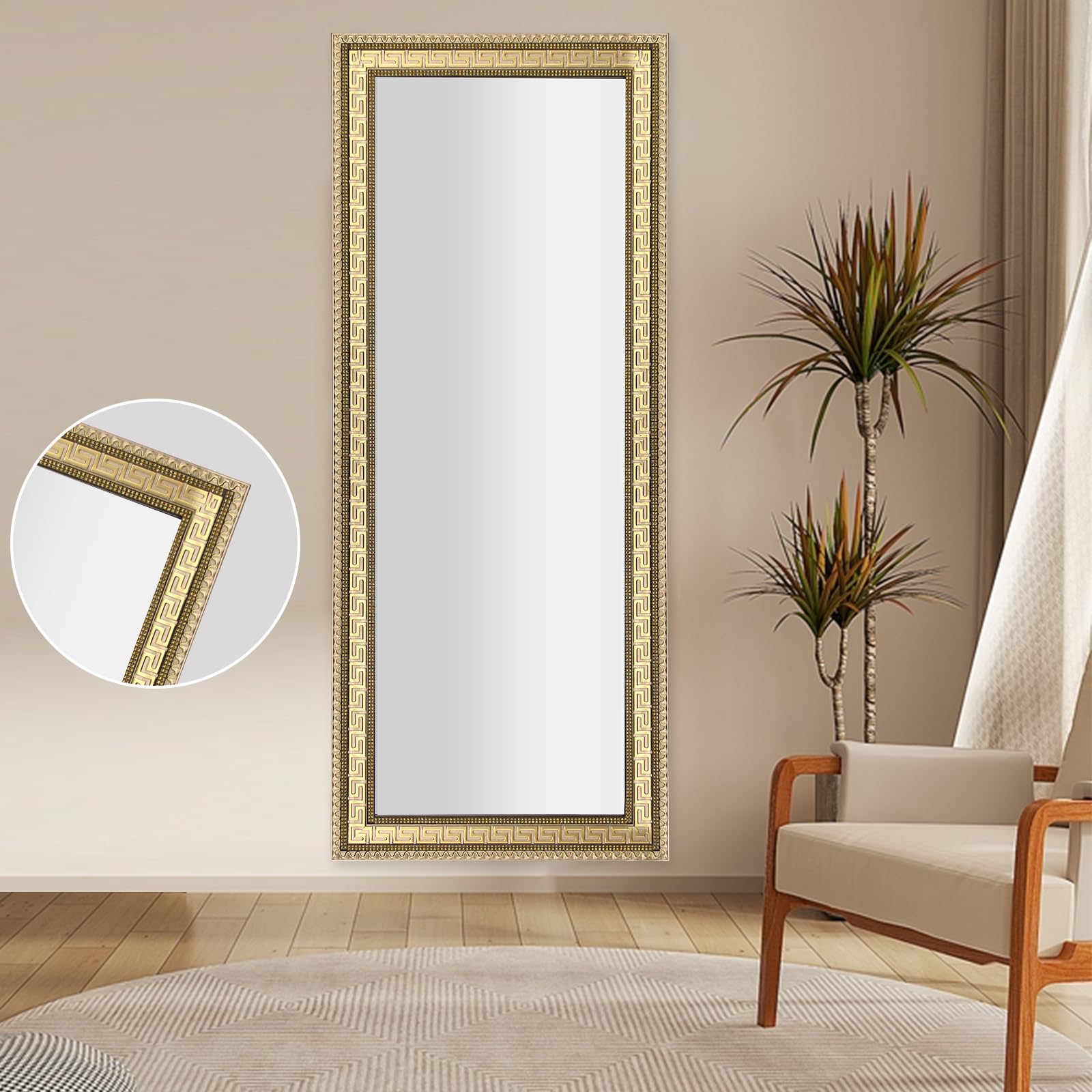 Homelux Large Mirror, 63 x 163 cm, Spiegel H-PA0052