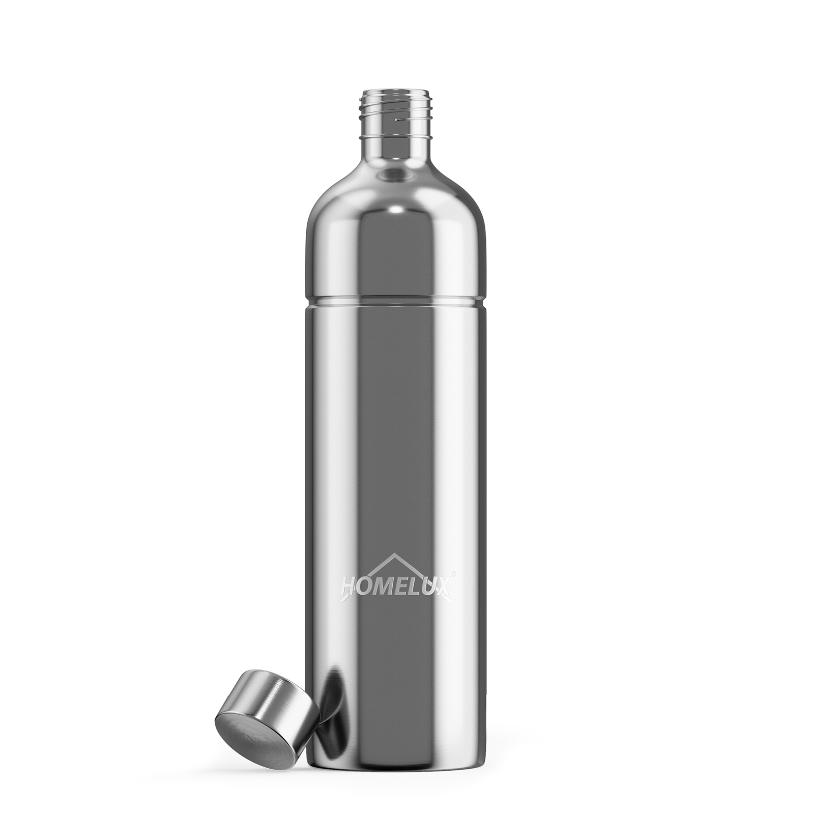 HOMELUX 1L Stainless Steel Bottle, Compatible with Philips and other sparkling water makers, Dishwasher safe stainless steel drinking bottle, 316 replacement stainless steel bottle Leak proof and ideal for on the go，H-BS013