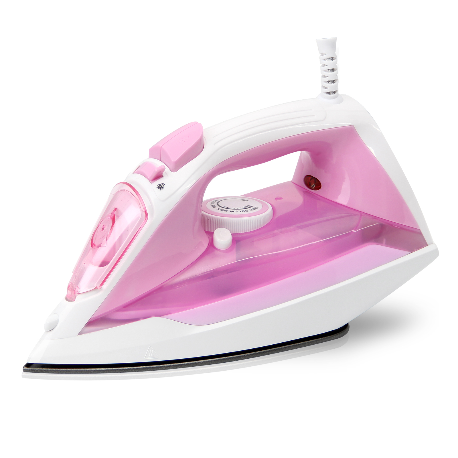 LICHTENBERG steam iron ironing function, adjustable thermostat, 1800W, 360° swivel cable, indicator light，DM-2088