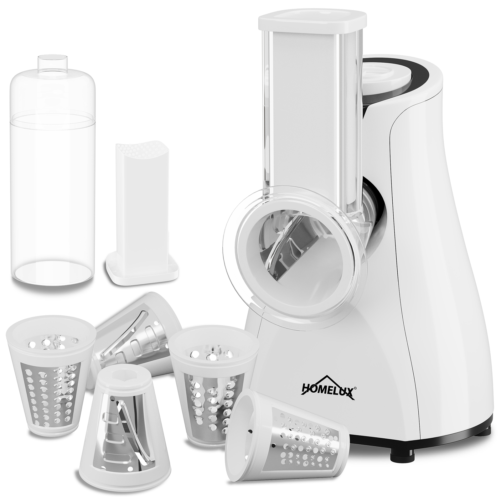 Electric Drum Grater, white，GSE002-White