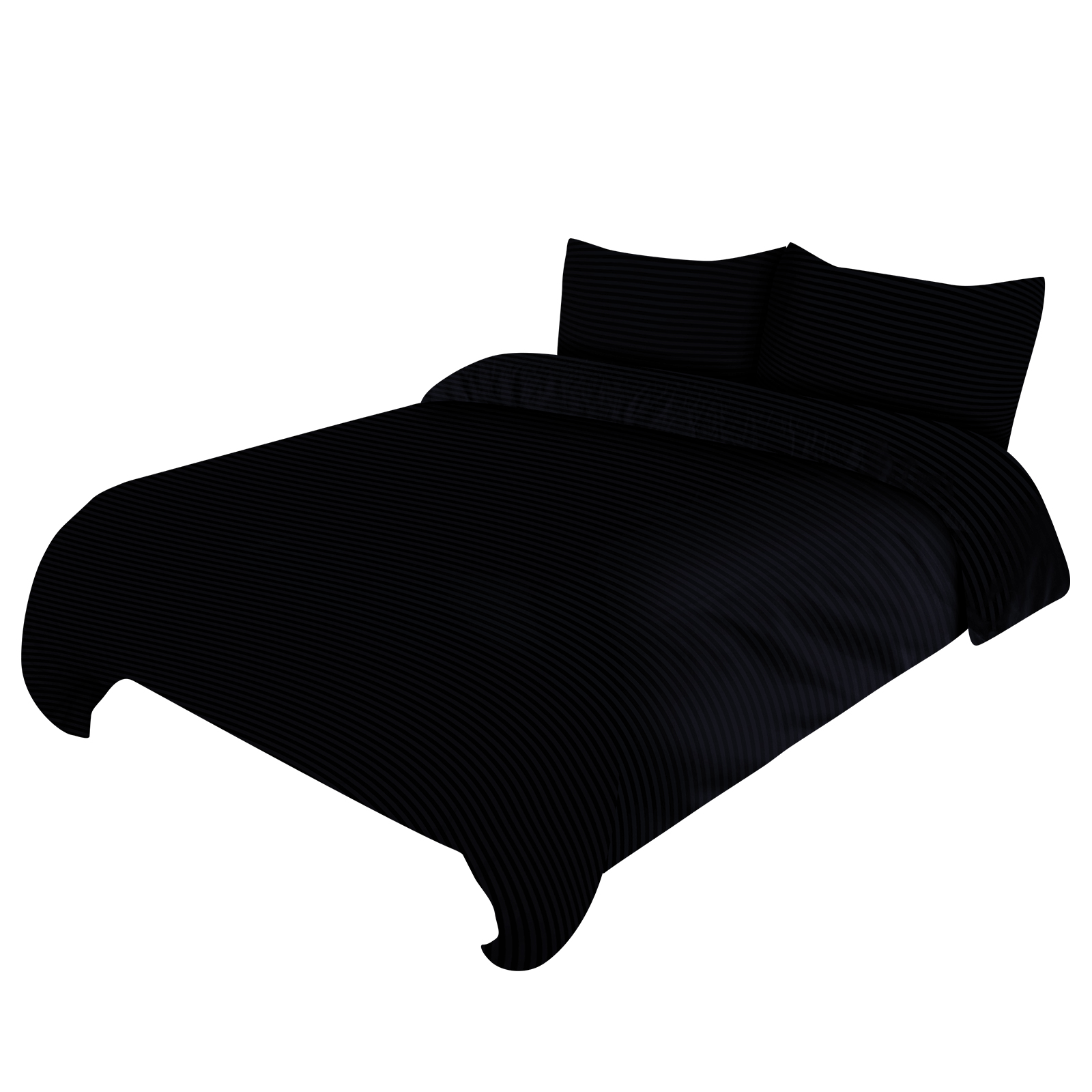 HOMELUX bed linen 220x240 4-piece - Black comforter covers 200 x 220 1-piece set with 50x70 2-piece pillowcases, bed linen sets 220x240cm made of microfiber，HL-4CST078