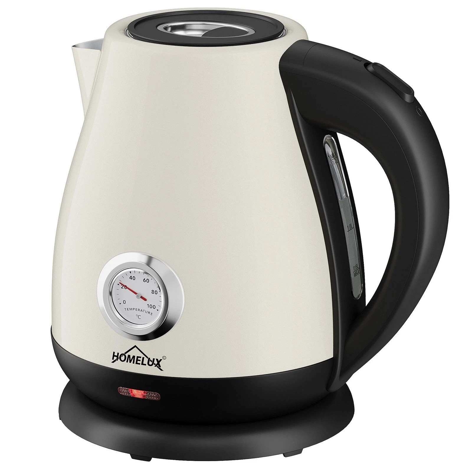 2200 watt kettle retro with thermometer stainless steel 1.7 liter water tea kettle(HHB1782B)