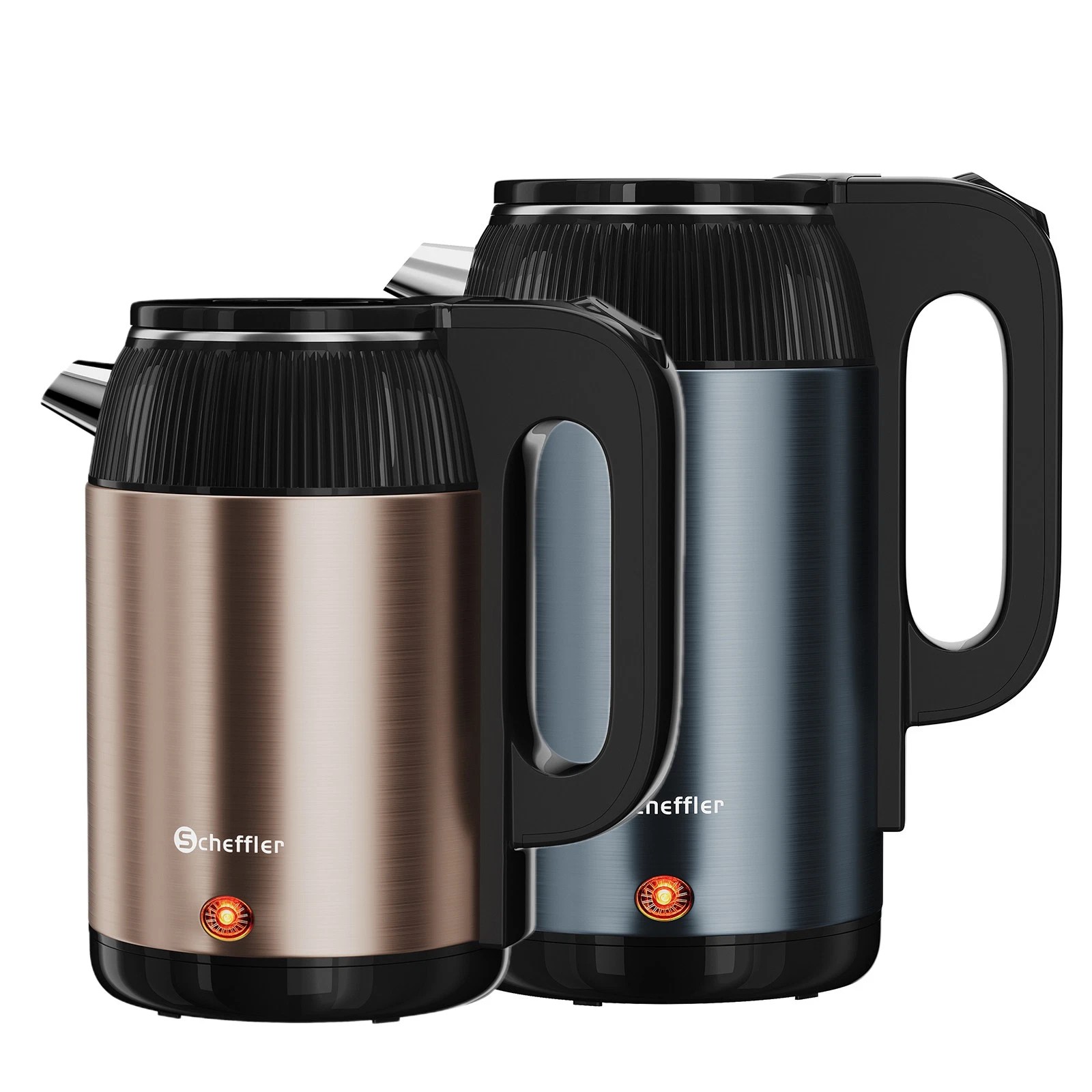 2.2L 1500W Electric Kettle Stainless Steel Tea Kettle with Overheating Protection